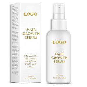 Suero para el Crecimiento del Cabello Orgánico con Logotipo Privado Personalizado OEM, Cuidado Profesional para Todo Tipo de Cabello - Product Image 1