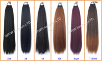 Vente en gros Nouveau style de queue de cheval élastique 26 pouces YAKI extension de queue de cheval tressée moelleuse perruques synthétiques pour femmes