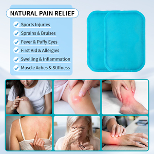 OEM piccolo impacco di ghiaccio riutilizzabile Mini Gel impacchi freddi per lesioni impacco freddo caldo per il bambino mal di testa di saggezza denti febbre sollievo - Product Image 2