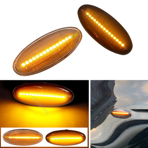 Dinámica ámbar para <span class=keywords><strong>Nissan</strong></span> Navara D22 NP300 1998-2005 Datsun frontera Fiera camioneta Terrano Skystar LED lado marcador Luz - Product Image 3