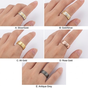 Anel de Cobre Vintage Autêntico em 5 Cores com 2 e 4 Ímãs, Anel de Inlay de Cobre 99,9% Puro para Mulheres, Presente de Casamento e Noivado - Product Image 4