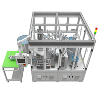 Machine d'assemblage de verrous entièrement automatique avec moteur PLC, boîte de vitesses, pompe à engrenages, moteur, équipement de verrouillage de porte personnalisé haute vitesse, garantie 1 an