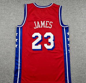 Hommes 2026 Cousus # Maillot de basket-ball 23 Jaylen Brown Joel Embiid Iverson # 3 Tyrese Maxey VJ Edgecombe Jared <span class=keywords><strong>McCain</strong></span> Livraison rapide - Product Image 2