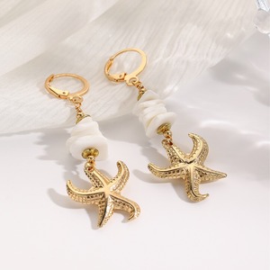 <span class=keywords><strong>Orecchini</strong></span> a conchiglia reale etnici bohémien <span class=keywords><strong>orecchini</strong></span> a conchiglia multicolore con perla per gioielli per le vacanze da donna - Product Image 4