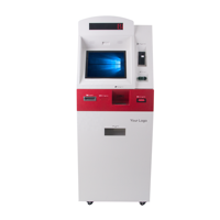 Kiosque de paiement en libre service avec lecteur de cartes ATM machine d'impression de billets