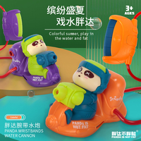 Venta caliente temporada verano fiesta piscina al aire libre juego de agua juguete estilo de dibujos animados muñequera Super Soaker agua pulverizada juguete pistola de agua
