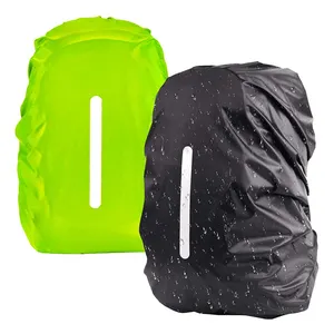Açık yürüyüş kamp seyahat için yansıtıcı küçük su geçirmez sırt çantası yağmur sırt çantası kapak sırt çantası