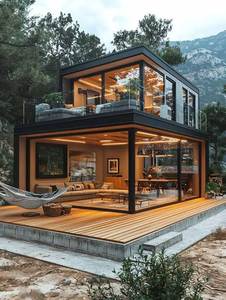 Casa Contenedor de 2 Pisos de 40 Pies de Alta Calidad y Económica, Casa Contenedor de Lujo, Casa Contenedor de Madera - Product Image 1