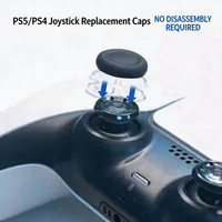 Capuchons de joystick en TPE 8-en-1 HP-062 pour manettes PS4/PS5 – Accessoires de jeu de remplacement pour manettes de jeu – Vente chaude usine