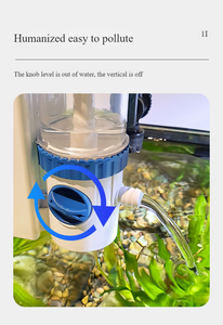 กรองนอกตู้ปลา SUNSUN YBF-500 ขนาดเล็ก แบบติดผนัง วัสดุพลาสติกและแก้ว พร้อมปั๊มน้ำและฟองน้ำกรอง - Product Image 6