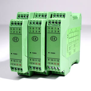 Oem DIN导轨信号隔离器变送器1进1出4-20ma信号隔离器转换器Rs485 0-10v信号隔离分配器 - Product Image 1