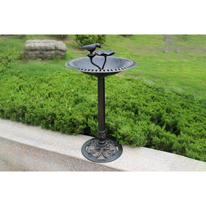 2024 Style chaud en gros personnalisation extérieur métal aluminium en gros personnalisation <span class=keywords><strong>baignoire</strong></span> d'oiseau pour la décoration de jardin - Product Image 3