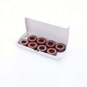 Roulements de skateboard rouges 8*22*7mm, 8 pièces/boîte, roulement à billes 608 RS - Product Image 3
