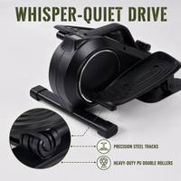 Mini Elliptique Portable Intelligent à Résistance Magnétique Silencieuse pour Entraînement Sous le Bureau