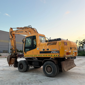 Excavadora de Ruedas Usada a Bajo Precio, HYUNDAI 210W-7 en SHIWEN, Excavadora de Minería de Segunda Mano HYUNDAI 210W 150W HW210 HW150, Envío Gratis - Product Image 3