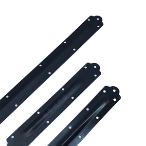 Black <b>Iron</b> Furniture Connector Strip <b>8</b> 10 18 Inch Reinforcement Hardware For Cabinet Mirror Fixing Durable Support - Product Image 4