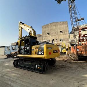 Komatsu รถขุดไฮดรอลิกแบบ PC220 PC200ใช้เกียร์เครื่องยนต์กำลัง104KW 2020ชุดขุดการเกษตรมือสอง - Product Image 5
