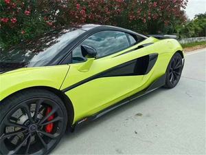 Pour <span class=keywords><strong>McLaren</strong></span> 540C 570S 570GT : Kit carrosserie style <span class=keywords><strong>600LT</strong></span> avec jupes latérales en fibre de carbone et spoiler arrière - Product Image 5