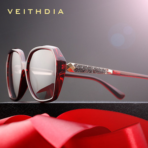 Veithdia Women's Polarized Sunglasses <b>Large</b> <b>Frame</b> UV400 Protection Driving Fashion TAC Lens Plastic Metal <b>Frame</b> 3161 - Product Image 2