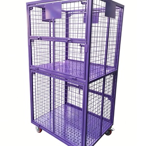 Carro de Seguridad Móvil para Logística de Almacén, Reforzado y con Recubrimiento en Polvo - Product Image 4