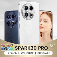 Nuevo Smartphone Original 30 Pro 5G con Cámara Trasera de 108MP, 16GB+1TB, Pantalla de 7.3 Pulgadas, Teléfono Móvil Android Francés Desbloqueado