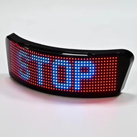 Livraison gratuite casques de vélo de moto de voiture écran flexible à LED animation de texte personnalisable écran flexible à LED