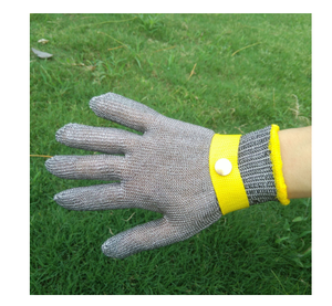 <span class=keywords><strong>Gants</strong></span> anti-coupure de niveau 9 en acier inoxydable, <span class=keywords><strong>gants</strong></span> en maille métallique pour la manipulation d'objets tranchants - Product Image 5