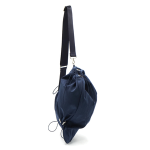 Three Dimensional <b>String</b> Eden Bag Made Of Contaminated Nylon Fabric In Misty Navy With <b>Light</b> Weight Design - Product Image 4