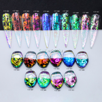 2026 Transparenter Opal 12 Farben Kosmetik Lose Aurora für Lidschatten Chamäleon Candy Aurora Flocken
