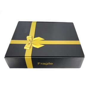 Boîte cadeau personnalisée, boîte d'expédition en carton ondulé imprimée, emballage cadeau de soins personnels de qualité supérieure, coloré, avec impression noire à l'intérieur - Product Image 6