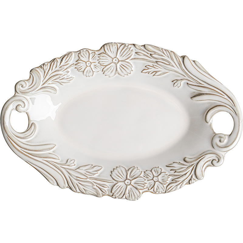 9.3"oval plate