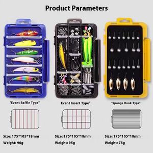 Luya personnalisé pêche multifonction étanche matériel de pêche boîte à appâts boîte de matériel de pêche pour les ruisseaux et les rivières - Product Image 6