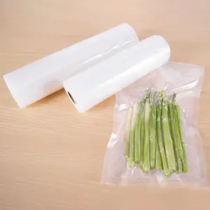 Custom Packing Manufacturer Biodegradable Plastic Vaccum Rolls Food Seal Vacuum Bag For Frozen Taro Potatoes Meat Packaging