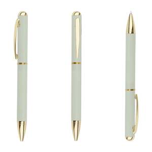 Bolígrafo de punta redonda de alta calidad con cuerpo de colores, tinta suave, bolígrafo profesional para oficina, logotipo personalizado - Product Image 5