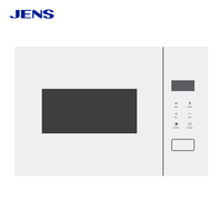 Four à micro-ondes encastrable 17L 1050W, largeur 45cm, affichage numérique LED avec fonction dégivrage pour la maison et la cuisine MEW301-FB
