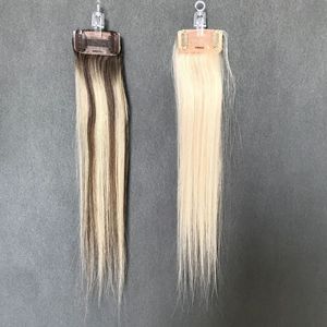 Peluca de Cabello Humano <span class=keywords><strong>Blanco</strong></span> de Alta Gama, Extensiones de Cabello Real con PU Alrededor, Permanente - Product Image 4