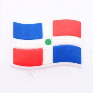 Charm per Scarpe in PVC Ispirati al Zoccolo Dominicano, Decorazioni per Scarpe per Adulti con Orgoglio Ispanico - Product Image 2