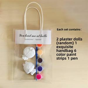 Muñeca Blanca 3D en Blanco para Pintar y Colorear, Estilo <span class=keywords><strong>Graffiti</strong></span>, para Puesto de Mercado Nocturno, Emprendedorismo, DIY, Pintura a Color, Juguetes, Altura - Product Image 6