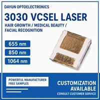 Perangkat Pijat Kulit Kepala & Pertumbuhan Rambut dengan Lampu Inframerah Merah Tua 3030 VCSEL Laser 660nm/850nm/940nm/1060nm
