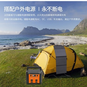 Panneau solaire pliable Powerkimjo 60W 18V monocristallin, sac de charge extérieur pour le camping et l'alimentation d'urgence - Product Image 3