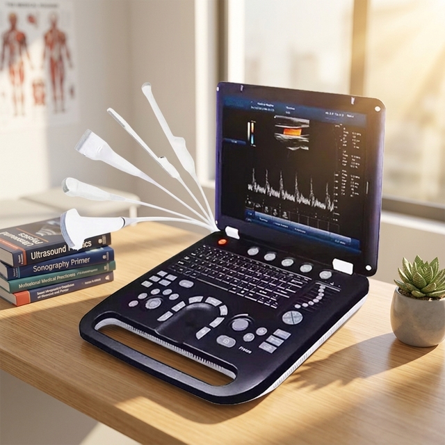 15" Portable sunbright SUN-906A medical hospital Color Doppler Ultrasound Machine 3D human ultrasound