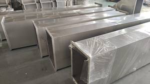 स्टेनलेस स्टील आयताकार वायु डक्ट आयत वेंटिलेशन पाइप वेल्ड एयर नलिका आकार अनुकूलित किया जा सकता है - Product Image 2