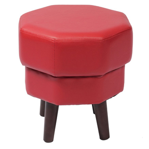Bailey usine prix en cuir <span class=keywords><strong>tabouret</strong></span> avec <span class=keywords><strong>4</strong></span> <span class=keywords><strong>pieds</strong></span> en <span class=keywords><strong>bois</strong></span> - Product Image 6