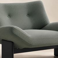 Fauteuil individuel en velours style Wabi-Sabi, moderne, en bois massif, ergonomique, écologique, fait main, pour hôtel, salon, bar, club, réception