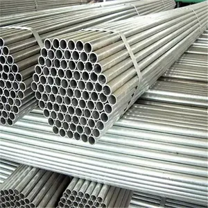 MS ERW Hollow Steel Pipe Scaffolding Tube Hot Dipped Galvanized Steel Pipe