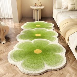 A forma di fiore 10mm imitazione <span class=keywords><strong>tappeto</strong></span> Cashmere macchia resistente facile pulizia raffreddamento tappetino per casa soggiorno camera da letto bedsid - Product Image 3