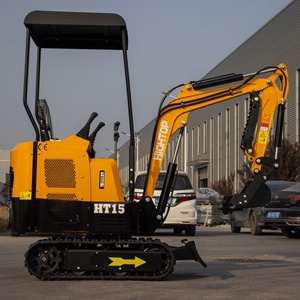 Exportation vers la Russie : Mini-excavatrice sur chenilles tout-terrain de 1,5 tonne pour vergers, cours et remise en état des terrains, avec crochet de levage - Product Image 2