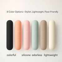 Ensemble d'haltères en silicone Pilates personnalisables (1 kg, 1,5 kg, 2 kg, 2,5 kg) – Haltères portables pour femmes