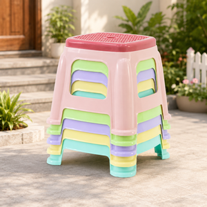 PP Plastic Toddler <b>Step</b> Stool Virgin Material Odorless Kids Footrest Bench Multi-Purpose School Home Use Stackable Eco-Friendly - Product Image 5
