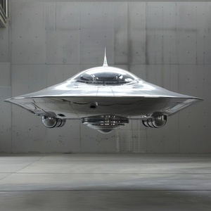 Su misura Full-Size moderna <span class=keywords><strong>UFO</strong></span> arte scultura statua tecnica lucidata per la vendita - Product Image 2